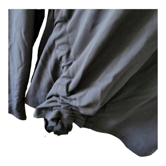 Jason Wu Blouse Black Long Sleeve with Scoop Neck size small - Picture 4 of 7